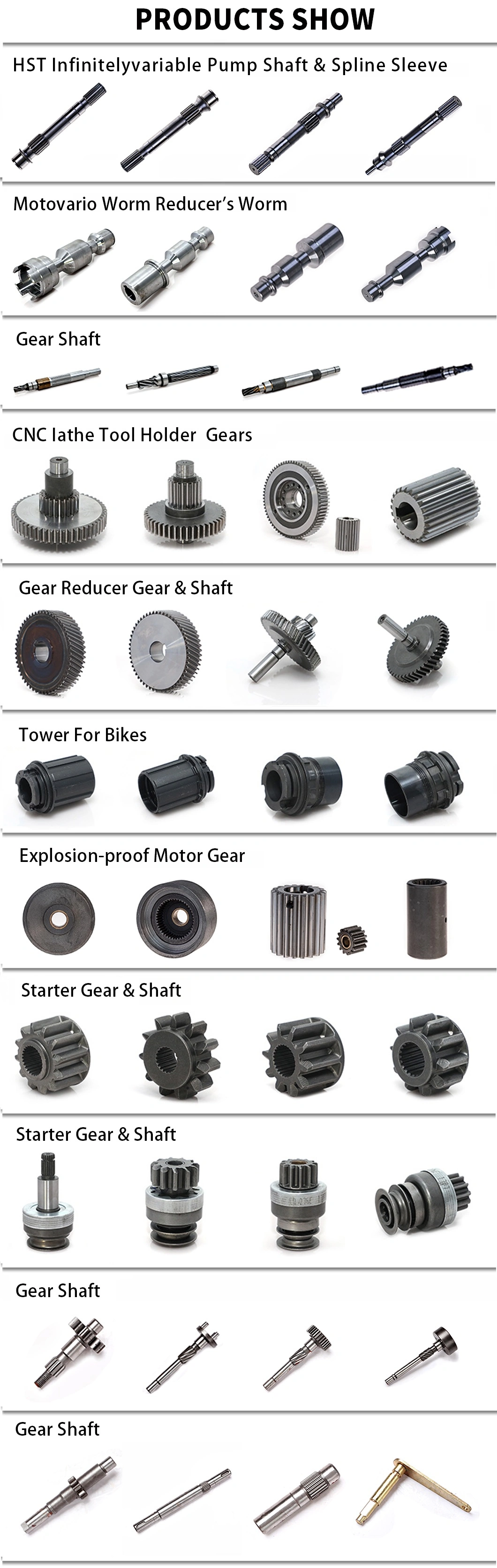 Hard Tooth Transmission Helical Gear for Gearbox and Reducer