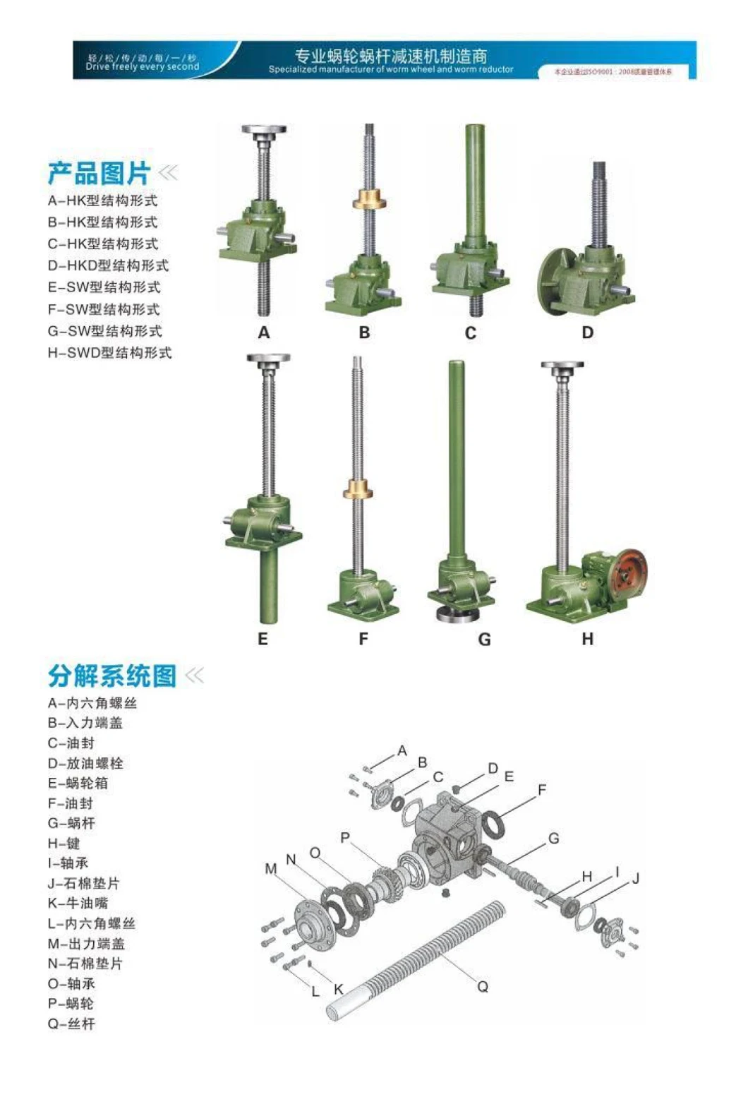 Motorized Lifting Jack Swl Mechanical Worm Gear Screw Jacks Acme Screw Lifts