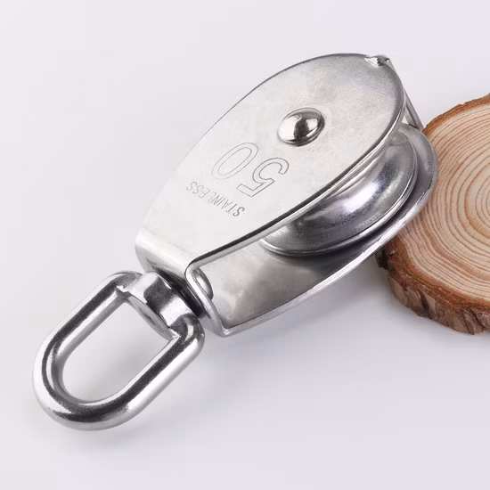 ODM/OEM 제조업체 맞춤형 304 스테인레스 스틸 POM pok 호박색 재료, 이중 헤비 듀티 하드웨어 휠, 슬라이딩 도어 풀리